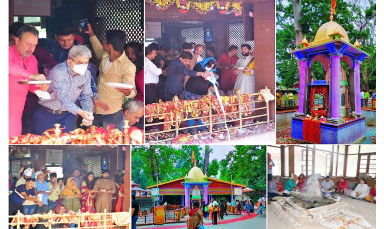 Mela Kheer Bhawani celebrated with religious fervour,  gaiety at Tullamulla